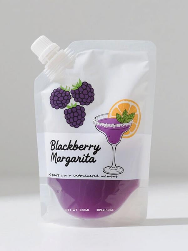 sacchetto doypack personalizzato da 500 ml per bevande con beccuccio angolare